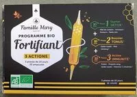 Mängden socker i Programme BIO Fortifiant 3 actions