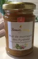 Mängden socker i Miel des montagnes des pyrennees
