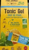 Mängden socker i Tonic gel, coup de frais
