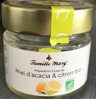 Mängden socker i Miel d'acacia & citron bio