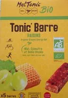 Mängden socker i Tonic' Barre