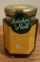 Mängden socker i Confit d'oignon rouge, miel et épices