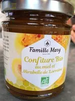 Mängden socker i Confiture Bio au miel et mirabelle de Lorraine