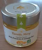 Mängden socker i Miel d'acacia et orange bio