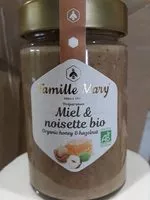 Mängden socker i Miel et noisette bio
