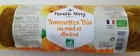 Mängden socker i Nonnettes bio au miel et abricot