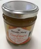 Mängden socker i Confiture au miel et Orange-Clémentine de Corse