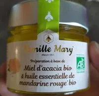 Mängden socker i Miel d'acacia & huile essentiel de mandarine rouge