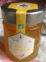 Mängden socker i Miel & gingembre bio