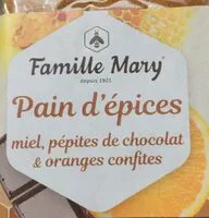 Mängden socker i Pain d’épices miel pépites de chocolat et oranges confites