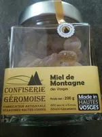 Mängden socker i Miel de Montagne des Vosges