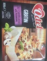 Mängden socker i Gratin de champignon