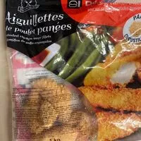 Mängden socker i Aiguillettes de poulet panées