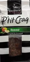 Mängden socker i Ptit Craq - pomme