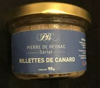 Mängden socker i Rillettes de canard