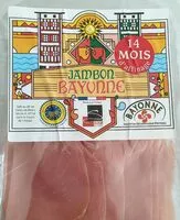 Mängden socker i Jambon de Bayonne