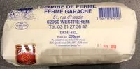Mängden socker i Beurre de ferme demi-sel
