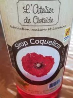 Mängden socker i Sirop coquelicot