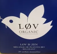 Mängden socker i Lov organic, organic herbal tea