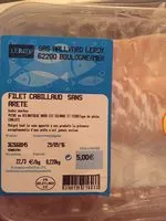 Mängden socker i Filet cabillaud