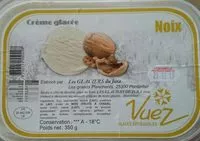 Mängden socker i Creme glacée noix