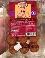 Mängden socker i 12 canelés de Bordeaux