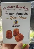 Mängden socker i 12 mini cannelés
