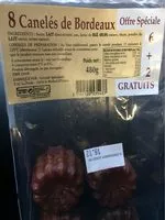 Mängden socker i 8 cannelés de Bordeaux