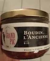 Mängden socker i Boudin à l'ancienne bio
