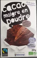 Mängden socker i Poudre cacao pur