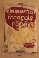 Mängden socker i Emmental râpé 29%MG 200g CC