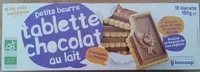 Biscuit petit beurre tab choco lait