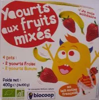 Mängden socker i Yaourts aux fruits mixés