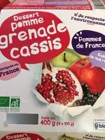 Mängden socker i Dessert pomme grenade cassis