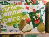 Mängden socker i Purée pomme poire gourde 6x90g