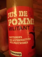 Mängden socker i jus de pomme militant