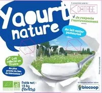 Mängden socker i Yaourt nature entier 12x125g CC