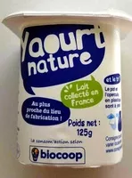 Mängden socker i Yaourt ferme nature entier