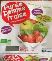 Mängden socker i Purée Pomme Fraise