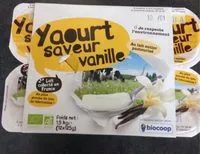 Mängden socker i Yaourt vanille entier 12x125g CC