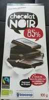 Mängden socker i Chocolat noir 85%