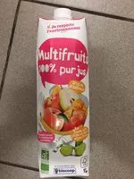 Mängden socker i Multifruits 100% pur jus