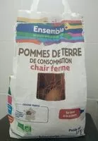 Mängden socker i Pommes de terre de consommation chair ferme