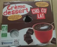 Mängden socker i Crème dessert chocolat 4x100g CC