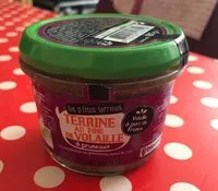 Mängden socker i Terrine foie de volaille pruneaux