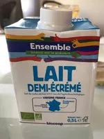 Mängden socker i Lait demi écrémé