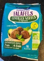 Mängden socker i Préparation falafels lentilles vertes et menthe