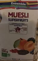 Mängden socker i Muesli superfruits
