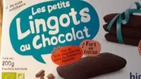 Mängden socker i Les petits lingots au chocolat