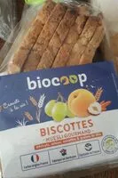 Mängden socker i Biscottes muesli gourmand